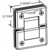 Strybuc Standard Duty Shower Hinge 22-261BCH